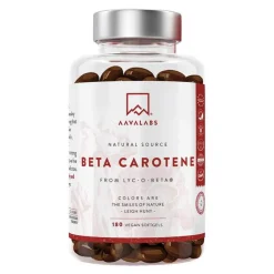 Hot Aavalabs Beta Carotin Vitamin A vegan Weichkapseln, 180 St