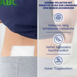 Online Wärme-Pflaster sensitive-Vlies Hansaplast med, 2 St Wärmepflaster