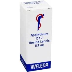 Weleda Absinthium D 1 Resina laricis D3 aa Dilution, 50 ml