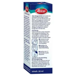 Abtei Allergie Schutz Nasen-Gel-Spray, 20 ml