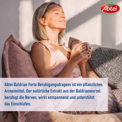 New Abtei Baldrian Forte Beruhigungsdragees, 30 St