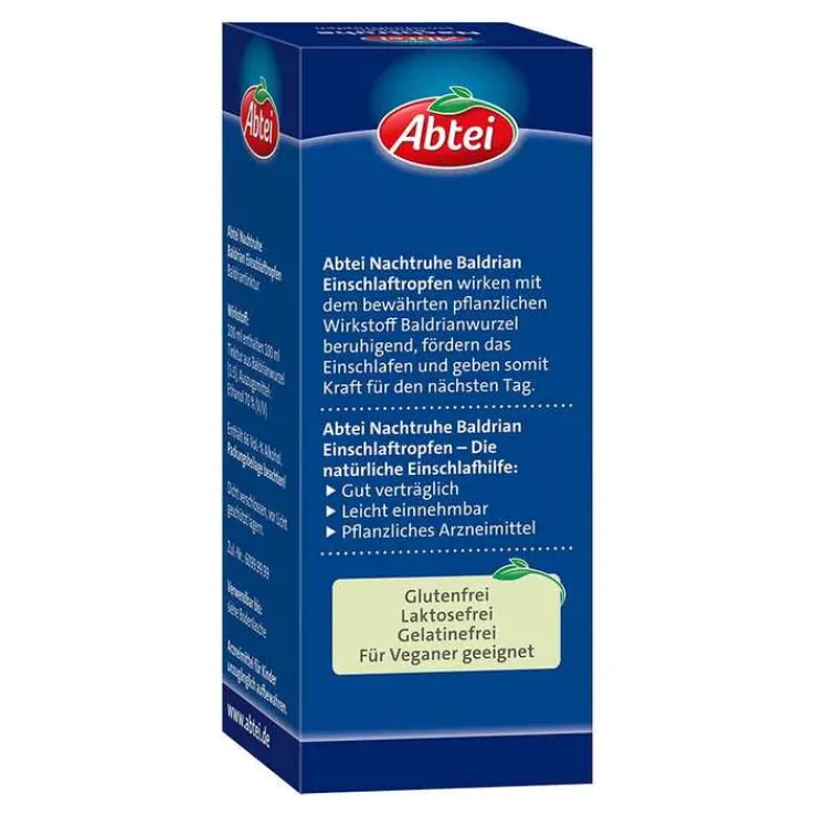 Abtei Nachtruhe Baldrian Einschlaftropfen, 50 ml