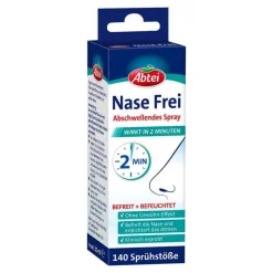 Best Nase Frei 2 Min abschwellendes Spray, 20 ml Nasenspray Allergie|Meerwasser Nasenspray