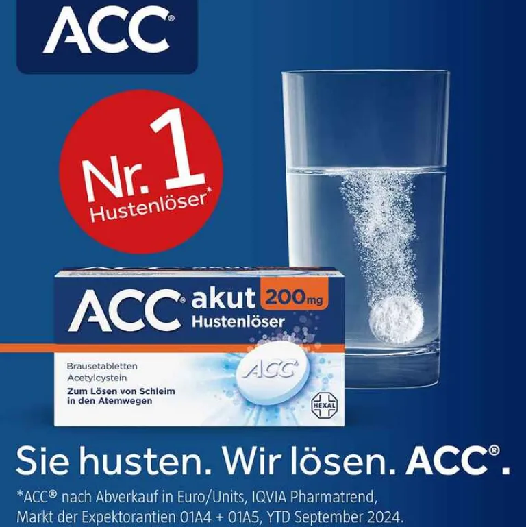 Discount ACC akut 200 mg Hustenlöser, Brausetabletten, 20 St