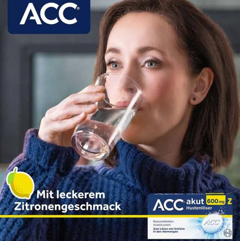 Online akut 600 mg Z Hustenlöser, Brausetabletten, 10 St Hustenlöser