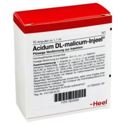 Acidum DL-malicum Ampullen, 10 St Heel