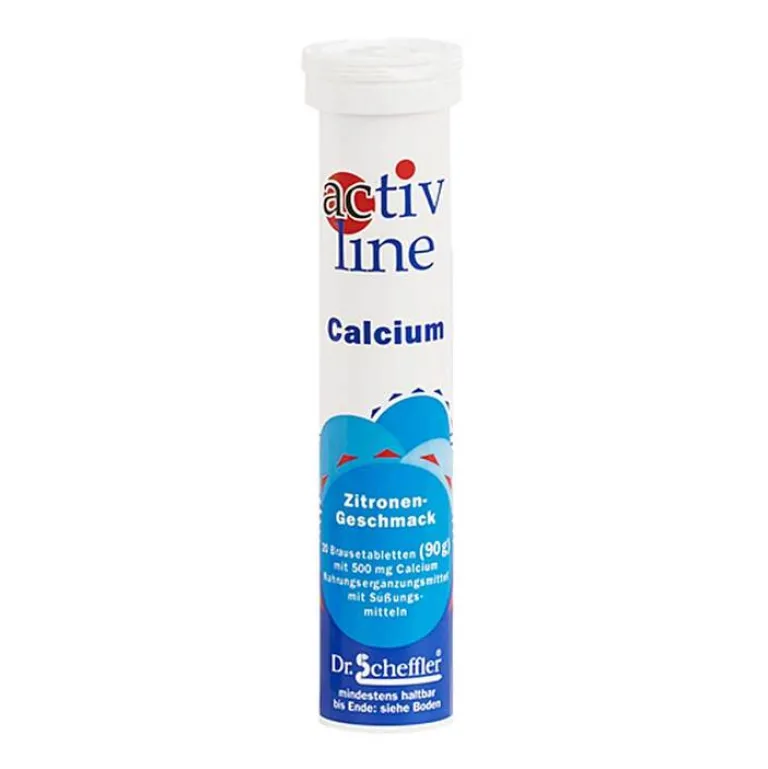 Hot Activline Calcium Zitrone Brausetabletten, 20 St Calcium