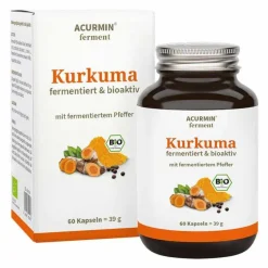 Hot Acurmin Ferment Kurkuma Pfeffer Kapseln, 60 St