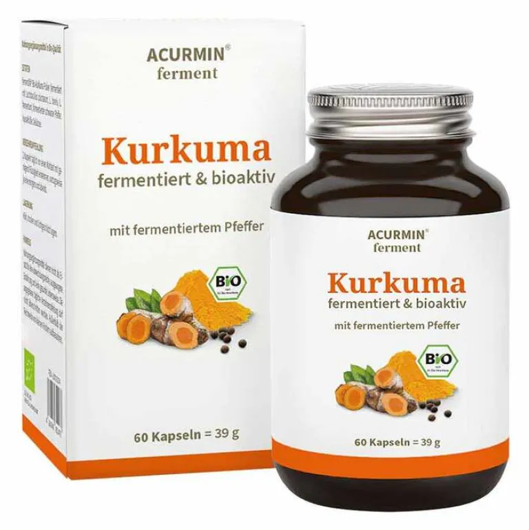 Hot Acurmin Ferment Kurkuma Pfeffer Kapseln, 60 St