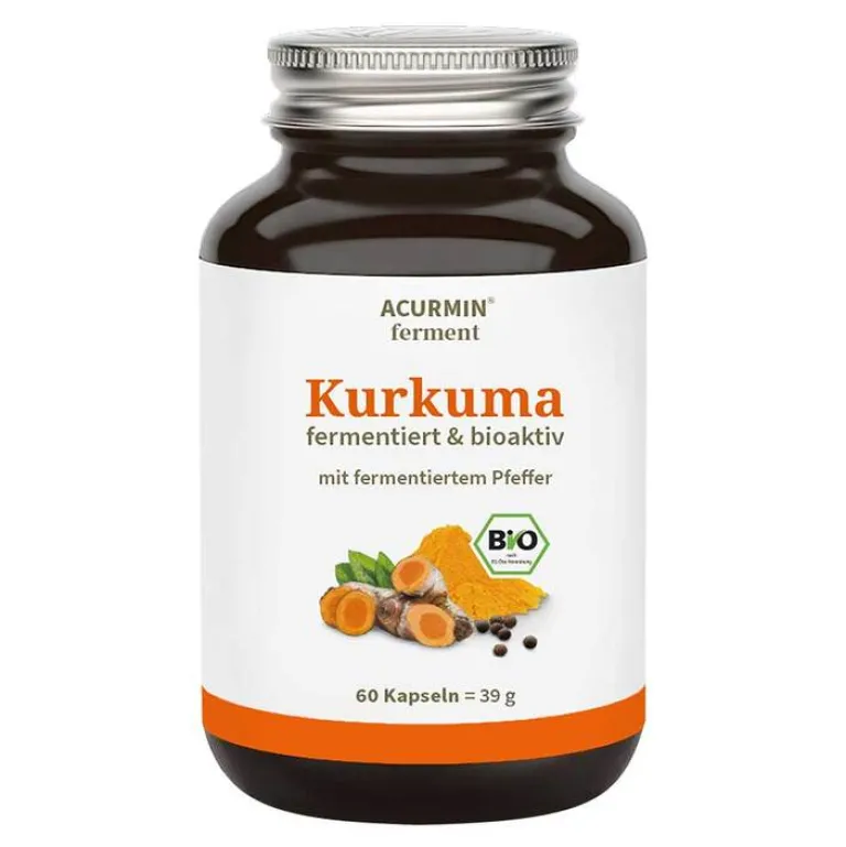 Hot Acurmin Ferment Kurkuma Pfeffer Kapseln, 60 St