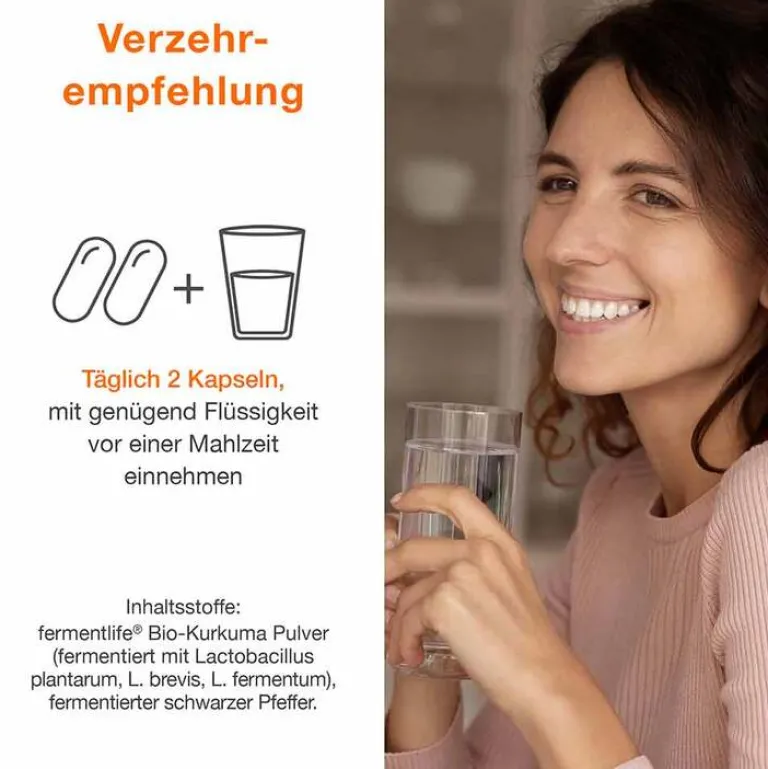 Hot Acurmin Ferment Kurkuma Pfeffer Kapseln, 60 St