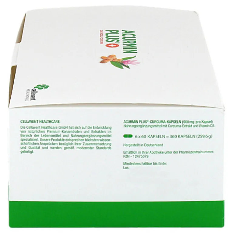 Discount Acurmin Plus Das Mizell-Curcuma Weichkapseln, 360 St Kurkuma Kapseln