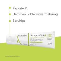 Clearance A-Derma Dermalibour + Cica reparierende Creme, 50 ml