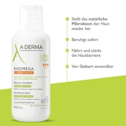 Sale A-Derma Exomega Control Balsam rückfettend, 400 ml