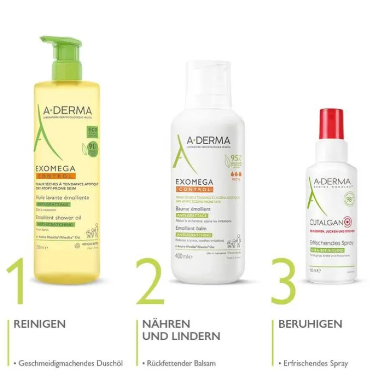 Sale A-Derma Exomega Control Balsam rückfettend, 400 ml
