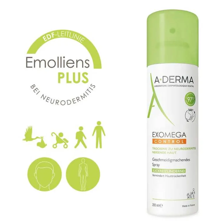 New A-Derma Exomega Control Spray, 200 ml
