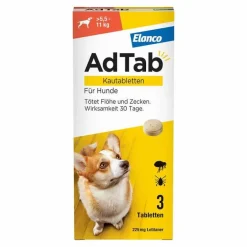 Discount ™ Kautabletten für mittelgroße Hunde 225 mg 5,5 bis 11 kg, 3 St Flöhe, Zecken & Co.