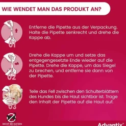 Advantix Spot-on Hund 10 - 25 kg Lösung, 4 St