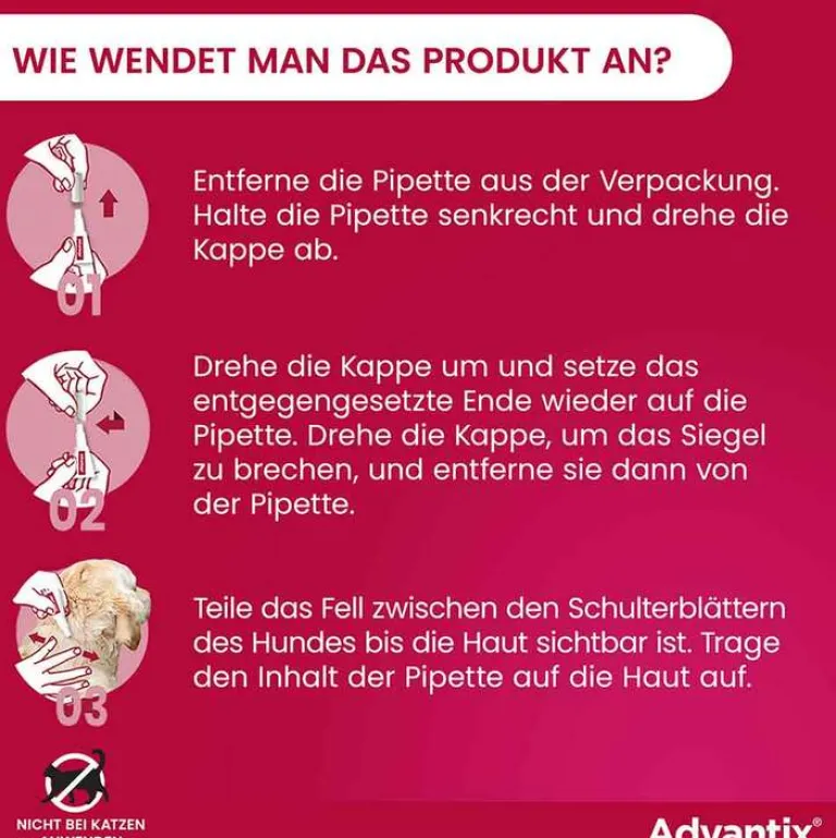Sale Advantix Spot-on Hund bis 4 kg Lösung, 4 St
