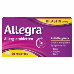 Allegra Allergietabletten 20 mg Tabletten, 20 St