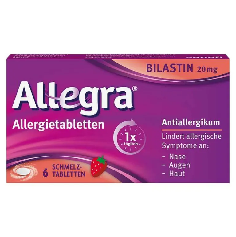 Discount Allegra Allergietabletten 20 mg Schmelztabletten, 6 St