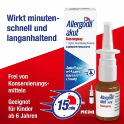 Best akut Nasenspray mit Azelastin, 5 ml Nasenspray Allergie|Allergie Medikamente