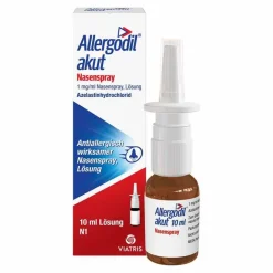Hot akut Nasenspray mit Azelastin, 10 ml Nasenspray Allergie|Allergie Medikamente