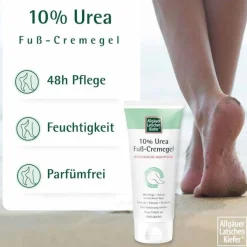 Allgäuer Latschenkiefer 10% Urea Fuß Cremegel, 100 ml