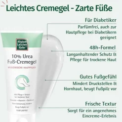 Allgäuer Latschenkiefer 10% Urea Fuß Cremegel, 100 ml