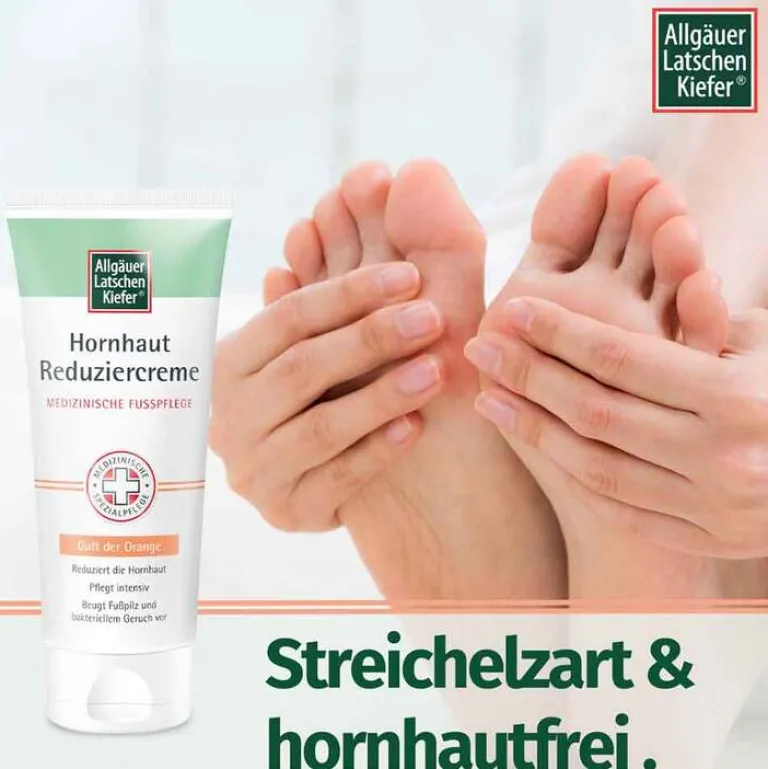 Clearance Allgäuer Latschenkiefer Hornhaut Reduziercreme Orange, 100 ml