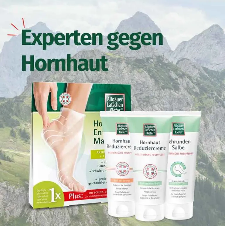 Clearance Allgäuer Latschenkiefer Hornhaut Reduziercreme Orange, 100 ml