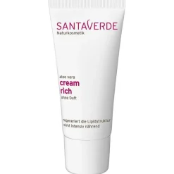 Sale Santaverde Aloe Vera Creme rich ohne Duft, 30 ml