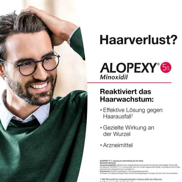 Alopexy 5% Lösung, 3X60 ml