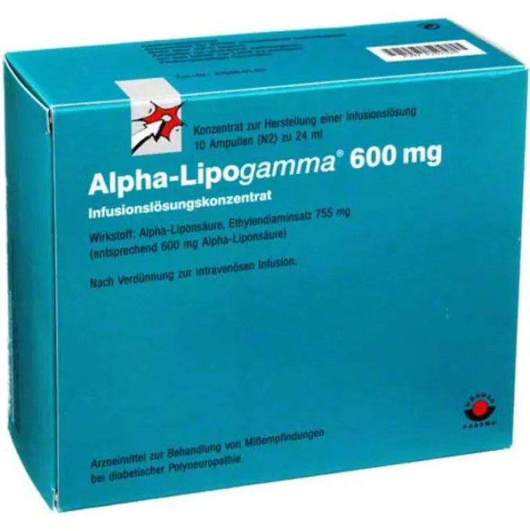 New Alpha Lipogamma 600 Infusionslösung, 10X24 ml Medikamente