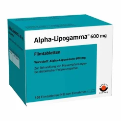 Online Alpha Lipogamma 600 mg Filmtabletten, 100 St Medikamente|Alpha Liponsäure