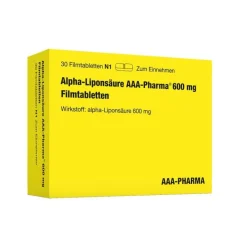 Discount Alpha Liponsäure Pharma 600 mg Filmtabletten, 30 St Alpha Liponsäure