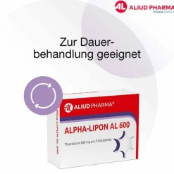 Clearance ALPHA-LIPON AL 600 Filmtabletten, 100 St Medikamente|Alpha Liponsäure