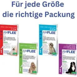 134 mg Spot-On Lösung für mittelgroße Hunde, 3 St Flöhe, Zecken & Co.