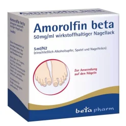 Amorolfin beta 50 mg/ml wirkstoffhaltiger Nagellack, 5 ml