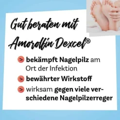Discount Amorolfin ® 50 mg/ml wirkstoffhaltiger Nagellack, 2.5 ml Nagelpilz Lack