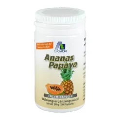 Outlet Ananas Papaya Kapseln, 60 St Enzyme|Verdauung