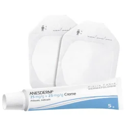 Clearance Anesderm 25 mg/g + 25 mg/g Creme + Pflaster, 5 g