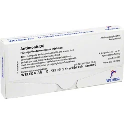 Weleda Antimonit D 6 Ampullen, 8 St