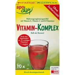 Hot Vitamin-Komplex Kirsch-Aronia zuckerfrei Pulver , 10X5 g Multivitamine