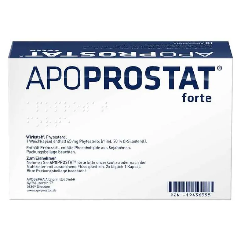 Hot forte 65 mg Weichkapseln, 180 St Prostata Medikamente
