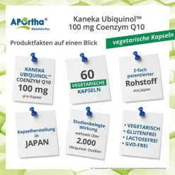 Sale Kaneka Ubiquinol 100mg Coenzym Q10 vegetarische Kapseln, 60 St Coenzym Q10