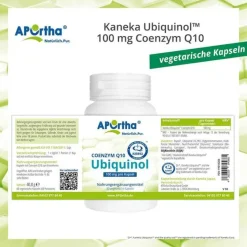 Sale Kaneka Ubiquinol 100mg Coenzym Q10 vegetarische Kapseln, 60 St Coenzym Q10