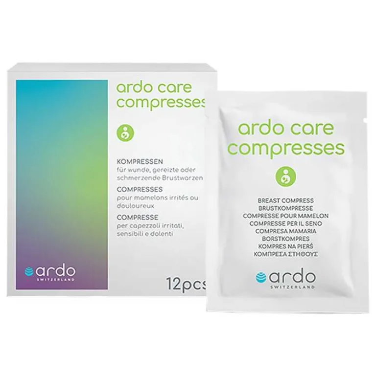 Hot Care Compresses für wunde schmerz.Brustwarzen, 12 St Brustwarzenpflege