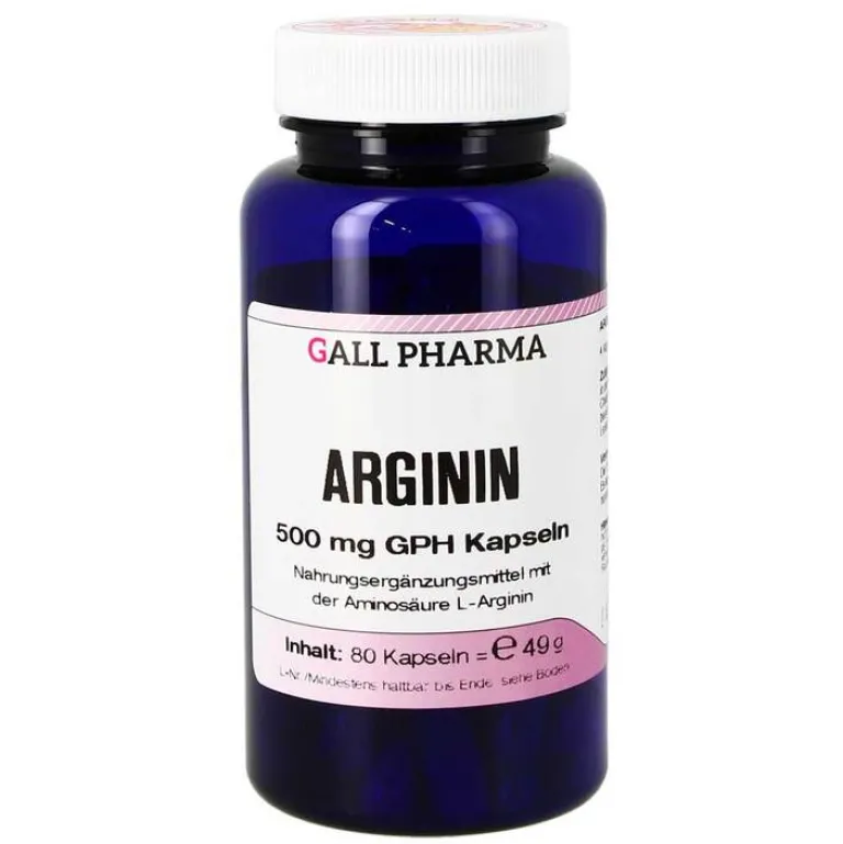 Clearance Arginin 500 mg GPH Kapseln, 80 St Aminosäuren