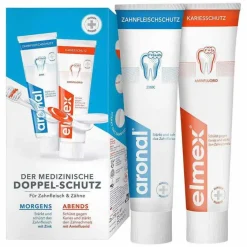 Online Aronal / Elmex Doppelschutz Zahnpasta, 2X75 ml